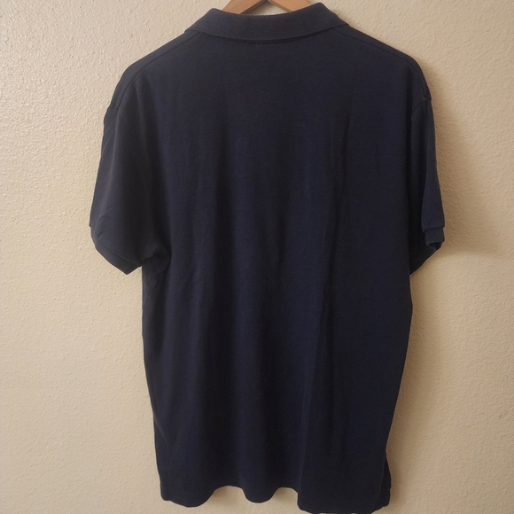 Polo Ralph Lauren Navy Embroidered Golf Polo Shirt Mens Medium - Picture 6 of 6